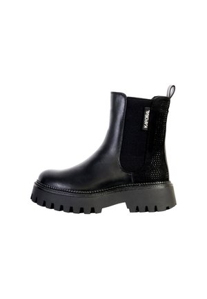 Platform ankle boots - noir strass