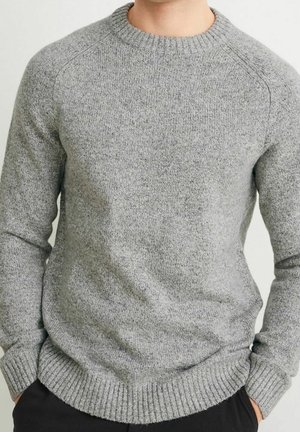 Strickpullover - light grey