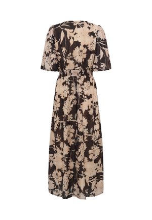 Cream, CRHAILEY LONG - Robe de cocktail - dark brown flower