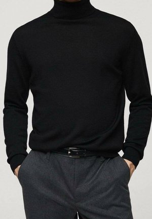 Strickpullover - black