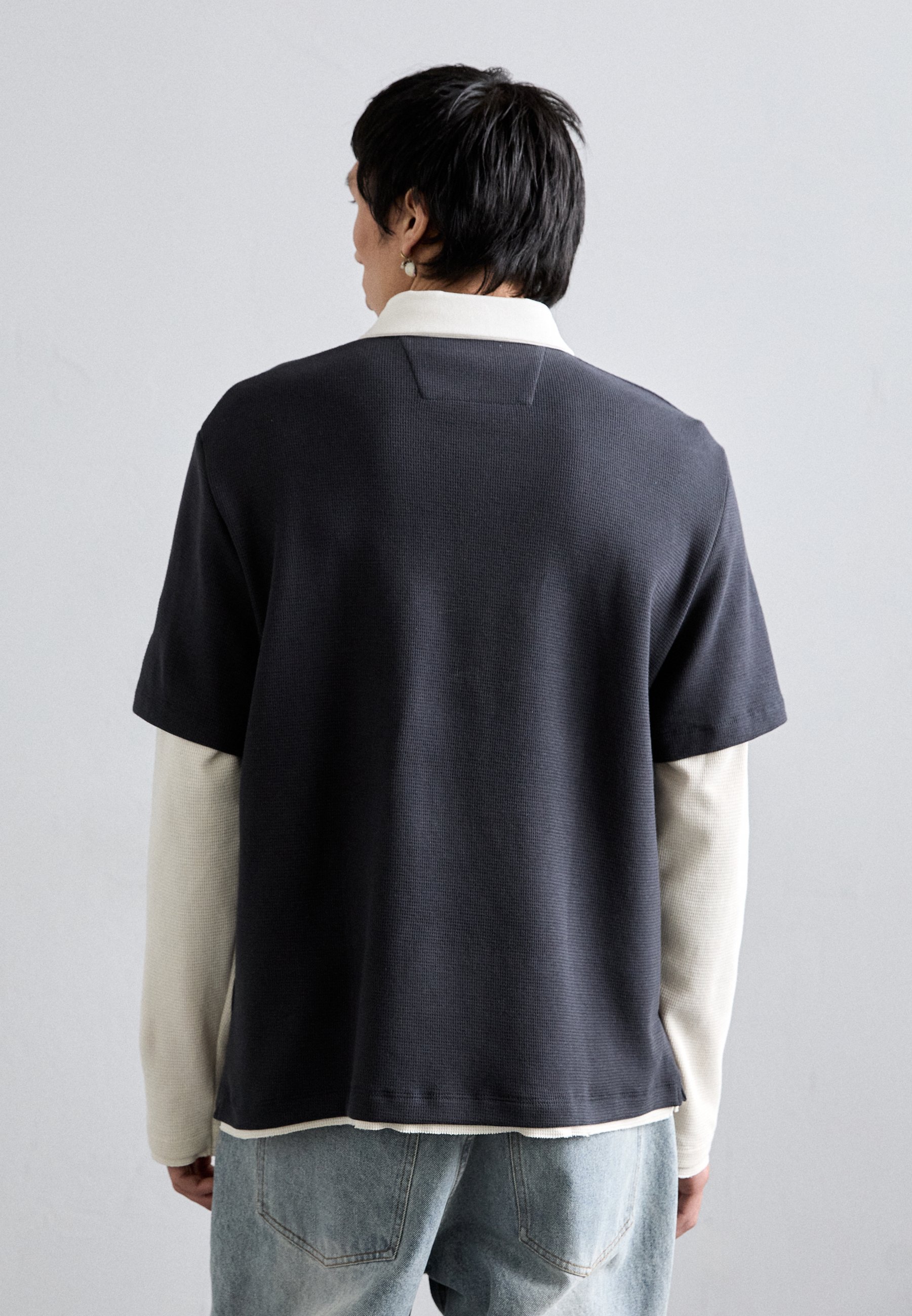 MISBHV FOREVER DOUBLE LAYERED - Long sleeved top - black