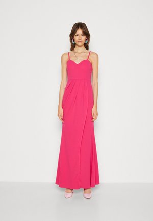 WAL G. AJA PLEAT MAXI - Ballkjole - fuchsia