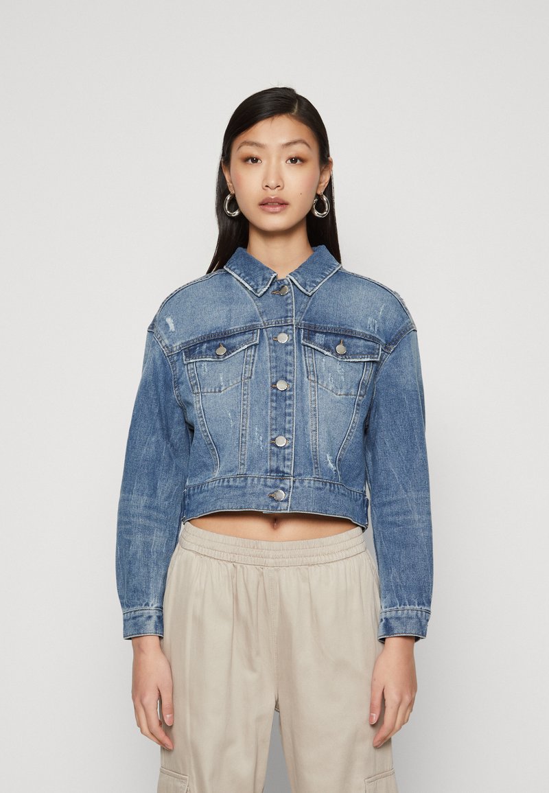 Jeans Jacke Only Jeansjacke Damen Jeans Jacke Cropped Jeansjacke