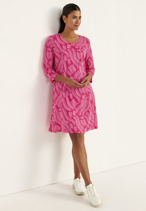 PATTERNED WITH POCKETS - Jerseyjurk - cerise patterned