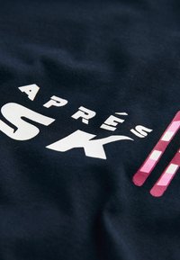 Next HEAVYWEIGHT WITH APRES GRAPHIC - Ilgarankovis viršutinės dalies drabužis - navy blue