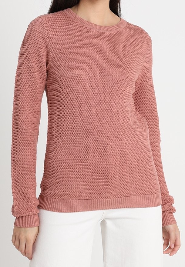 VILA Strickpullover - light pink