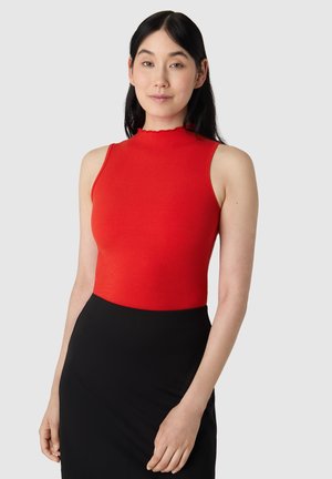 JUUNO RIB LETTUCE HEM - Body - salsa