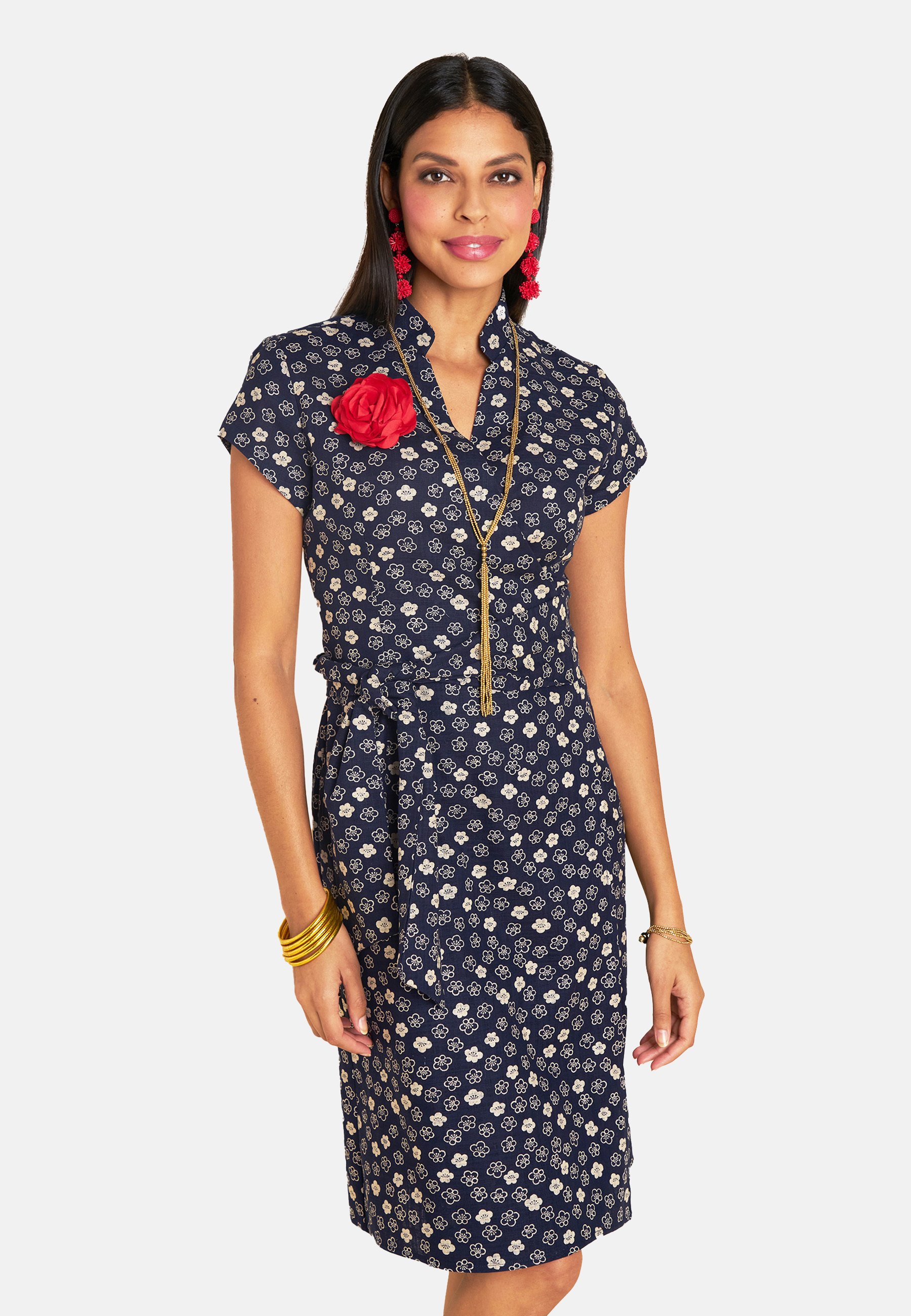 Antoine et Lili CHINOISE Freizeitkleid blossom/blau Zalando