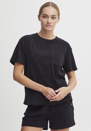 OXFRIKA - Basic T-shirt - black