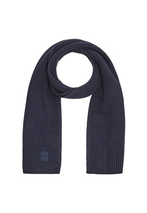 EN MAILLE DE MÉLANGÉE - Écharpe - dark blue
