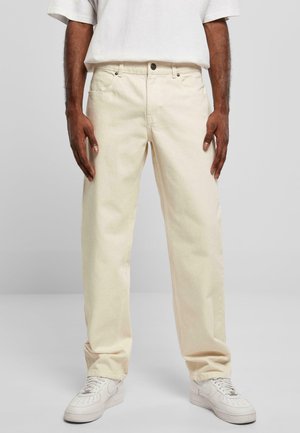 Urban Classics Straight leg jeans - sand