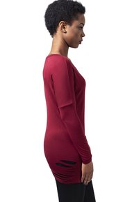 Urban Classics LADIES CUTTED VISCOSE L/S TEE - Bluzka z długim rękawem