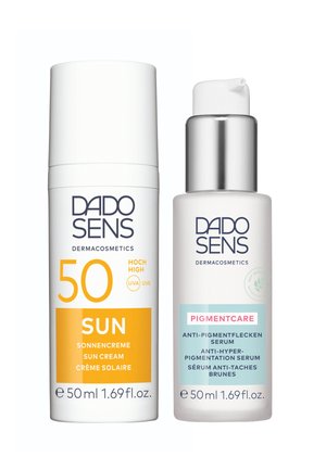 DADO SENS SONNEN-DUO BEI PIGMENTFLECKEN UND SONNENBRAND SUN - Skincare set - transparent weiß