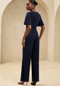 Lipsy CROSS FRONT FLUTTER SLEEVE - Haalari - navy