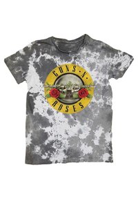 Paradiso Clothing GUNS N' ROSES CLASSIC BAND LOGO DIP DYE - Print T-shirt - white