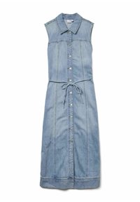 Pieces PCTENIM - Blouse - medium blue denim/blauw denim/bluedenim