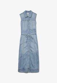 Pieces PCTENIM - Blouse - medium blue denim/blauw denim/bluedenim Pieces PCTENIM - Blouse - medium blue denim/blauw denim/bluedenim