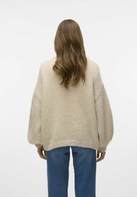 Vero Moda VMMAYBE OPEN CARDIGAN - Kardiganas - oatmeal