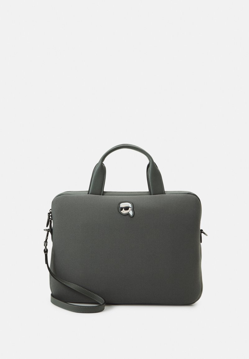 KARL LAGERFELD IKONIK LAPTOP BAG UNISEX Sac ordinateur grey/gris