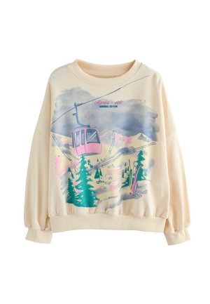 REGULAR FIT - LONG SLEEVE  - Sweatshirt - ecru aspen