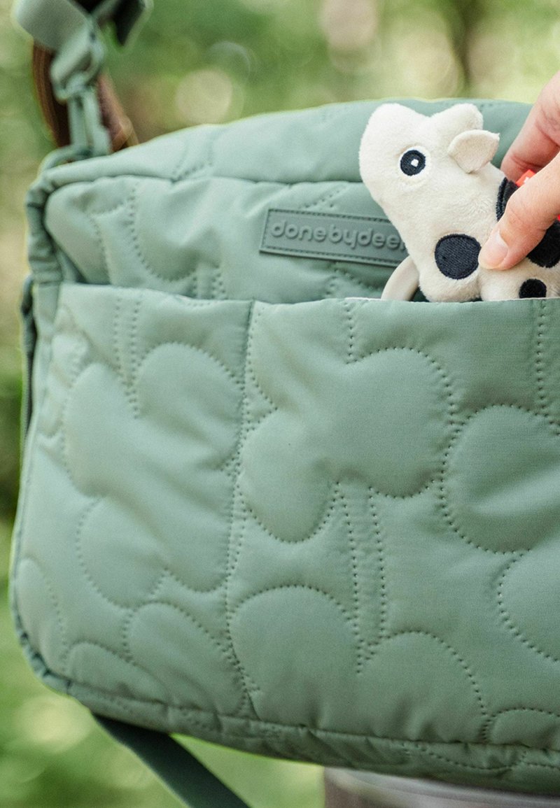 Borsa Termica Per Bambini Done By Deer – Verde, 3L, Isolata, Con Tracolla Regolabile, Design Coccodrillo, Impermeabile