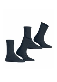 Esprit Diamond Knit 2-Pack - Socken - space blue