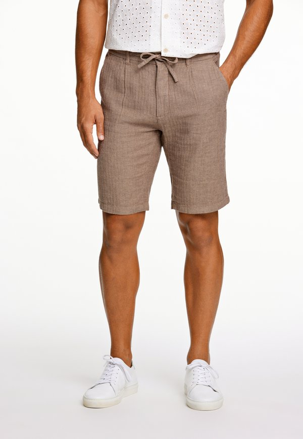 HERRINGBONE - Shorts - dk stone