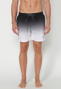 Koroshi Plavecké šortky - black/white