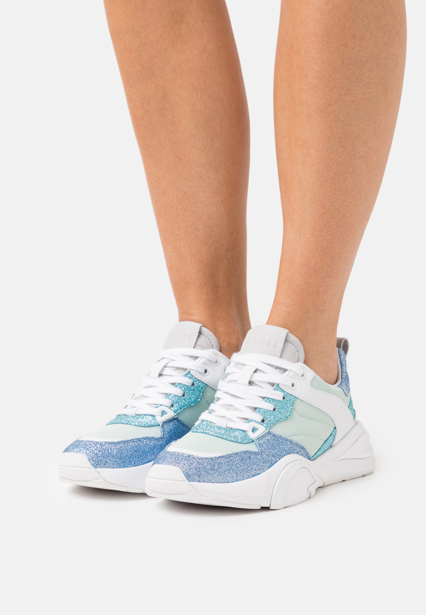 guess sneakers blauw