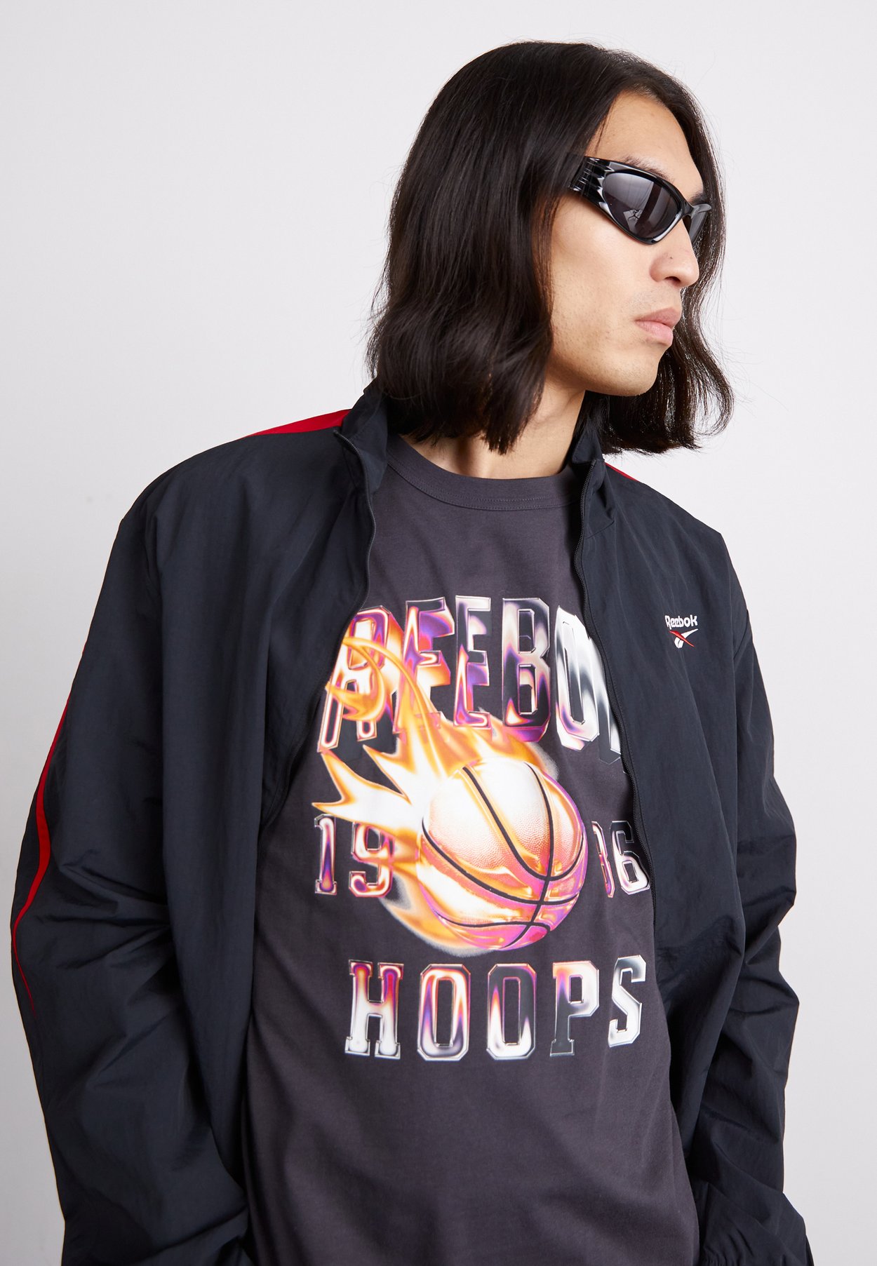BASKETBALL ON FIRE TEE
