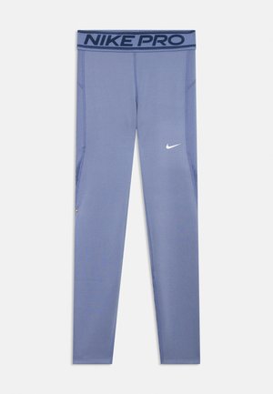 G NIKE PRO NP DF TGHT SPORT PACK UNISEX - Legging (type pantalon) - world indigo/midnight navy/white