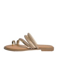 Lipsy REGULAR FIT - FLAT EMBELLISHED SLIP ON TOE LOOP  - Ciabattine - rose gold