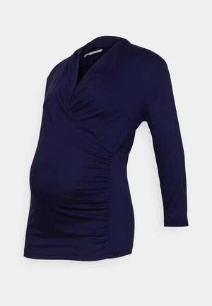 Anna Field MAMA Pikkade varrukatega topp - dark blue
