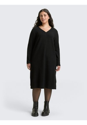 Strickkleid - deep black
