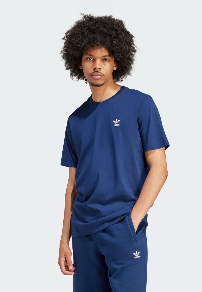 adidas Originals - ESSENTIAL TEE - Jednoduché tričko - night indigo, Zvětšit