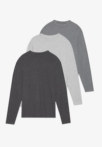 UNISEX 3 PACK - Langærmet T-shirt - gray/