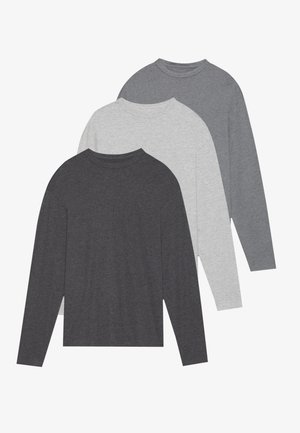 YOURTURN UNISEX 3 PACK - Camiseta de manga larga - gray/