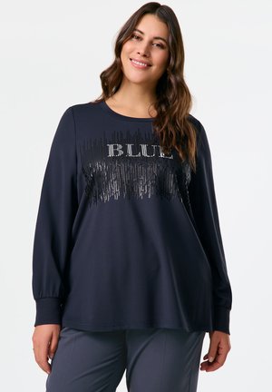 Sweatshirt - dark lake blue