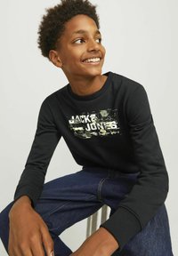 Jack & Jones Junior LOGO MINI - Melegítőfelső - black