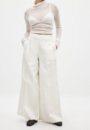 NA-KD, WIDE  - Nohavice - white