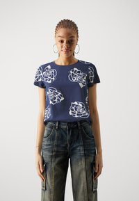 Vero Moda - VMEASY - T-shirts med print - navy Miniatyrbilde 1