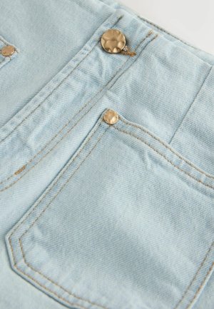 Next, REGULAR FIT - PATCH POCKET CROPPED WIDE LEG JEANS . - Wide leg - bleach blue