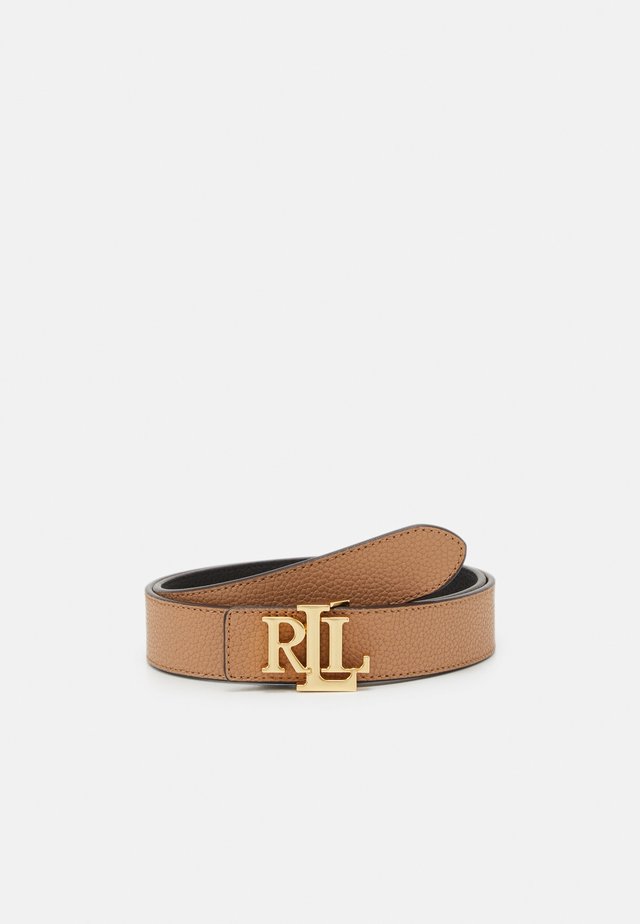 Belt - nude/black
