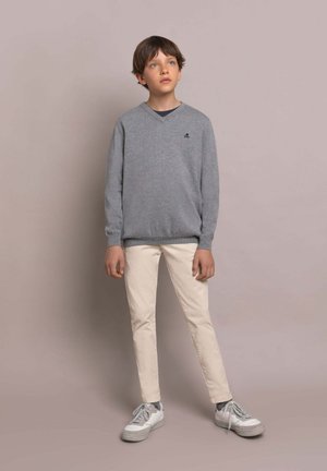 Scalpers NOS V NECK TRICOT  - Jersey de punto - grey