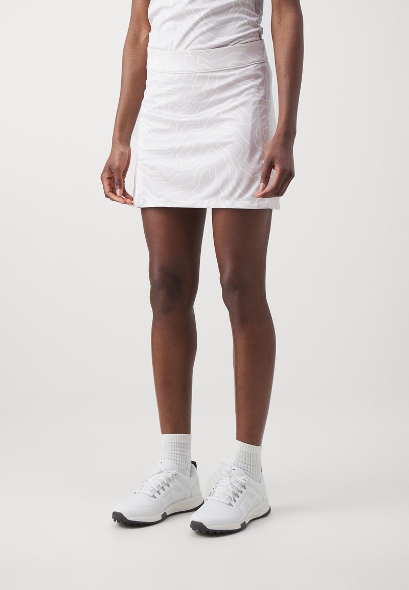 J.LINDEBERG Sports AMELIE MID PRINT SKIRT - Sportinis sijonas - grey/lilac