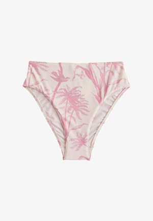 Next, HIGH WAIST FIT - BIKINI BOTTOMS . - Bikinibukser - cream pink floral