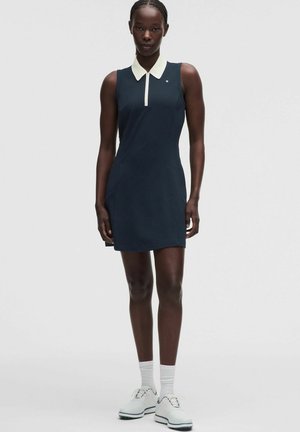 lululemon SLEEVELESS GOLF POLO DRESS  WOMEN'S DRESSES - Jurken - true navy light ivory