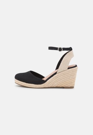 Sandaler m/ kilehæl - black