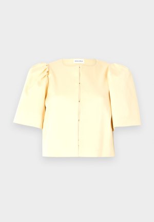Malina SERENA SHORT SLEEVE - Button-down blouse - lemon