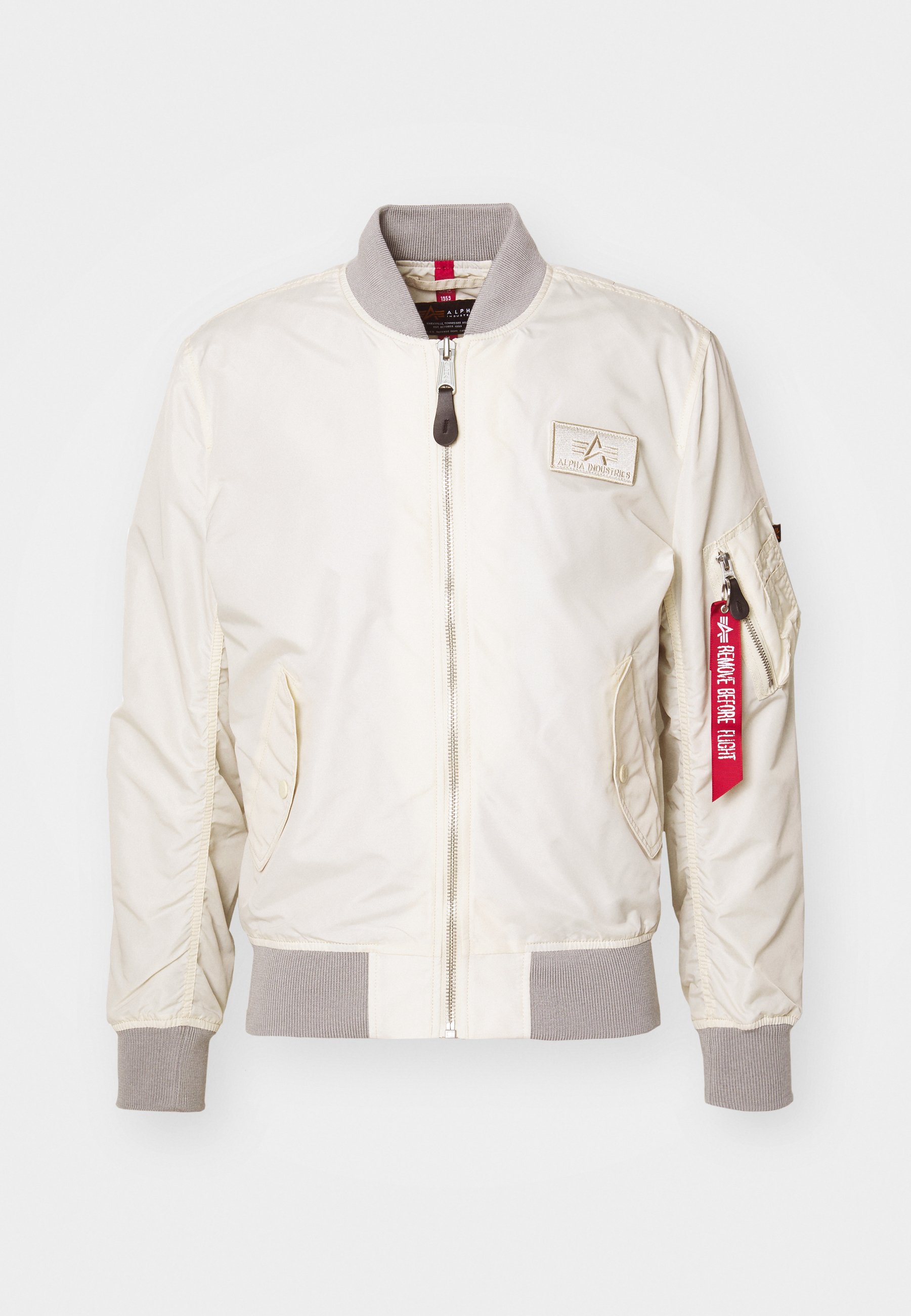 Alpha Industries Bomber Jacket - vintage white/off-white - Zalando